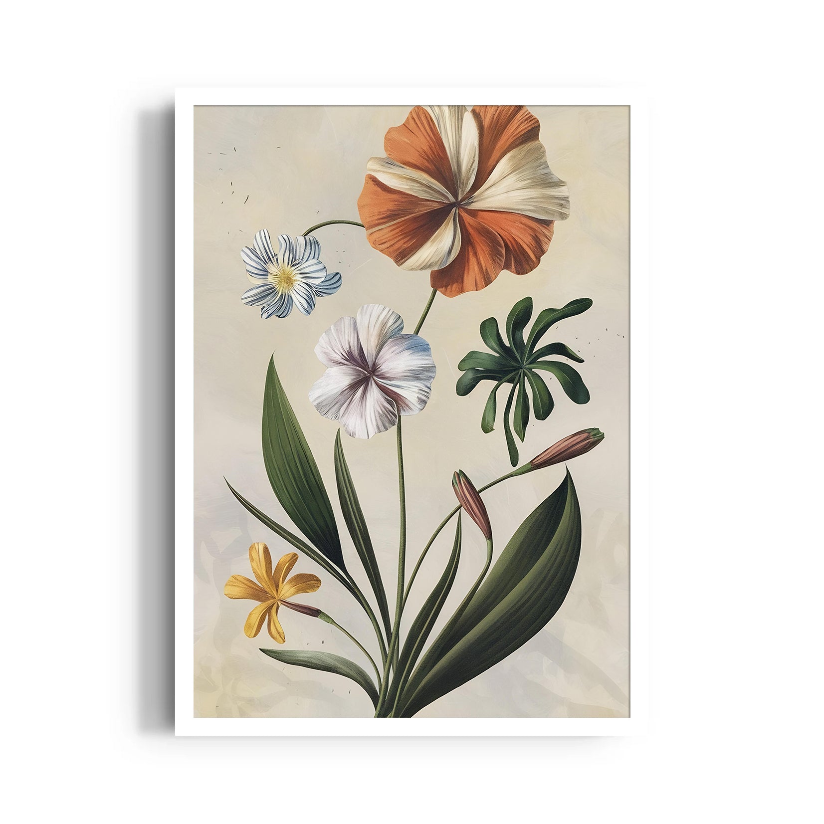 Rustic Wildwood Medley - Botanical Wall Art