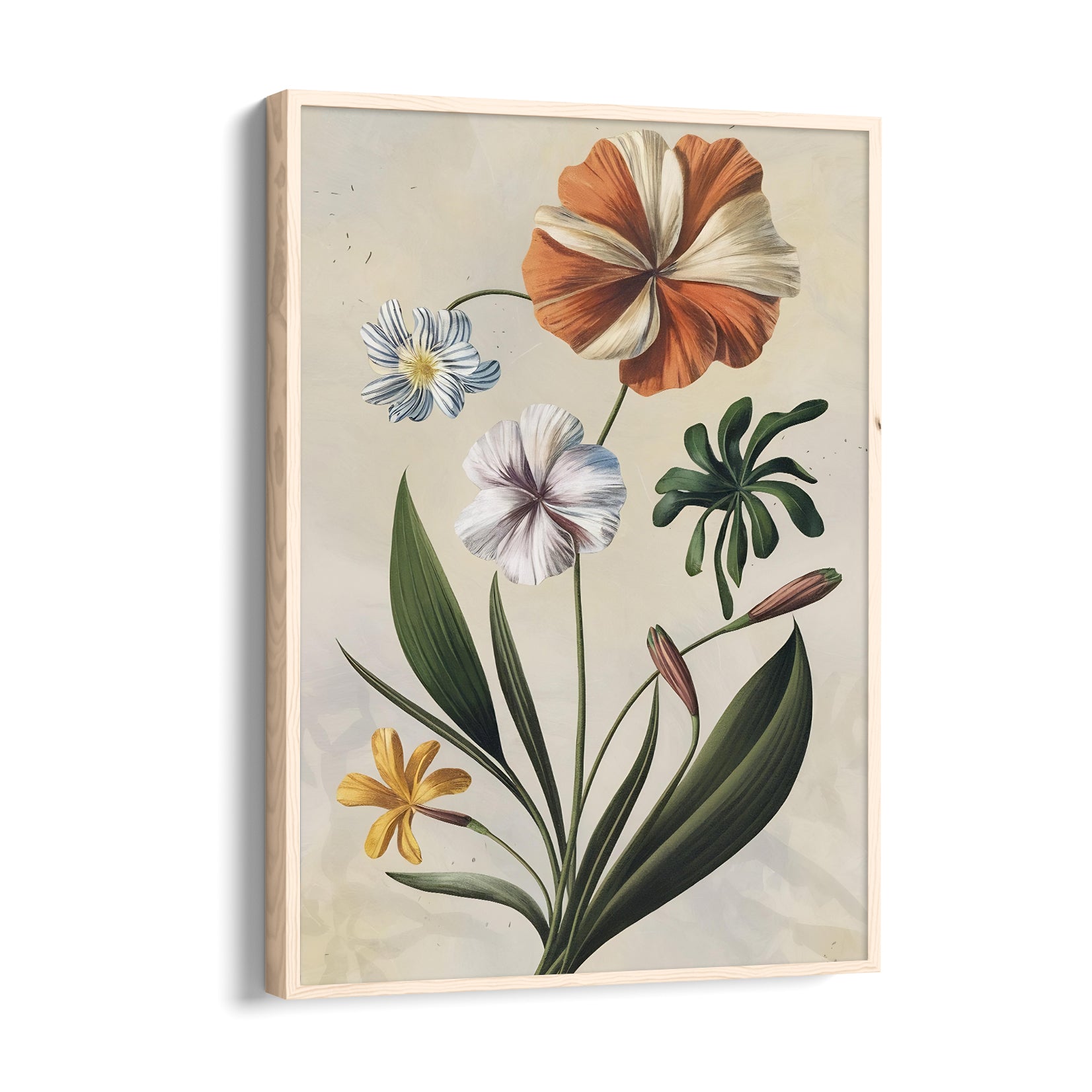 Rustic Wildwood Medley - Botanical Wall Art
