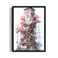 Sakura Urban Treehouse - City Wall Art