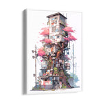 Sakura Urban Treehouse - City Wall Art