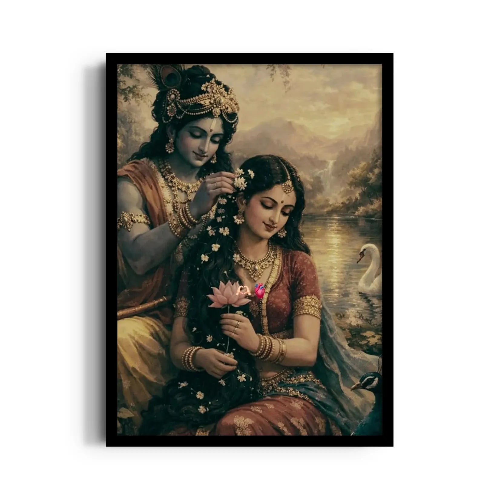 Serene Adornment of the Sacred Lake