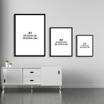 Timeless River Grid - street map wall art