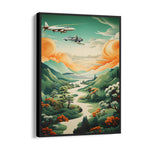 Skybound Valley Journey - Travel Wall Art