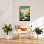Skybound Valley Journey - Travel Wall Art