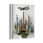 Skyline World Explorer - Travel Wall Art