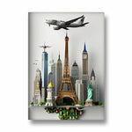 Skyline World Explorer - Travel Wall Art