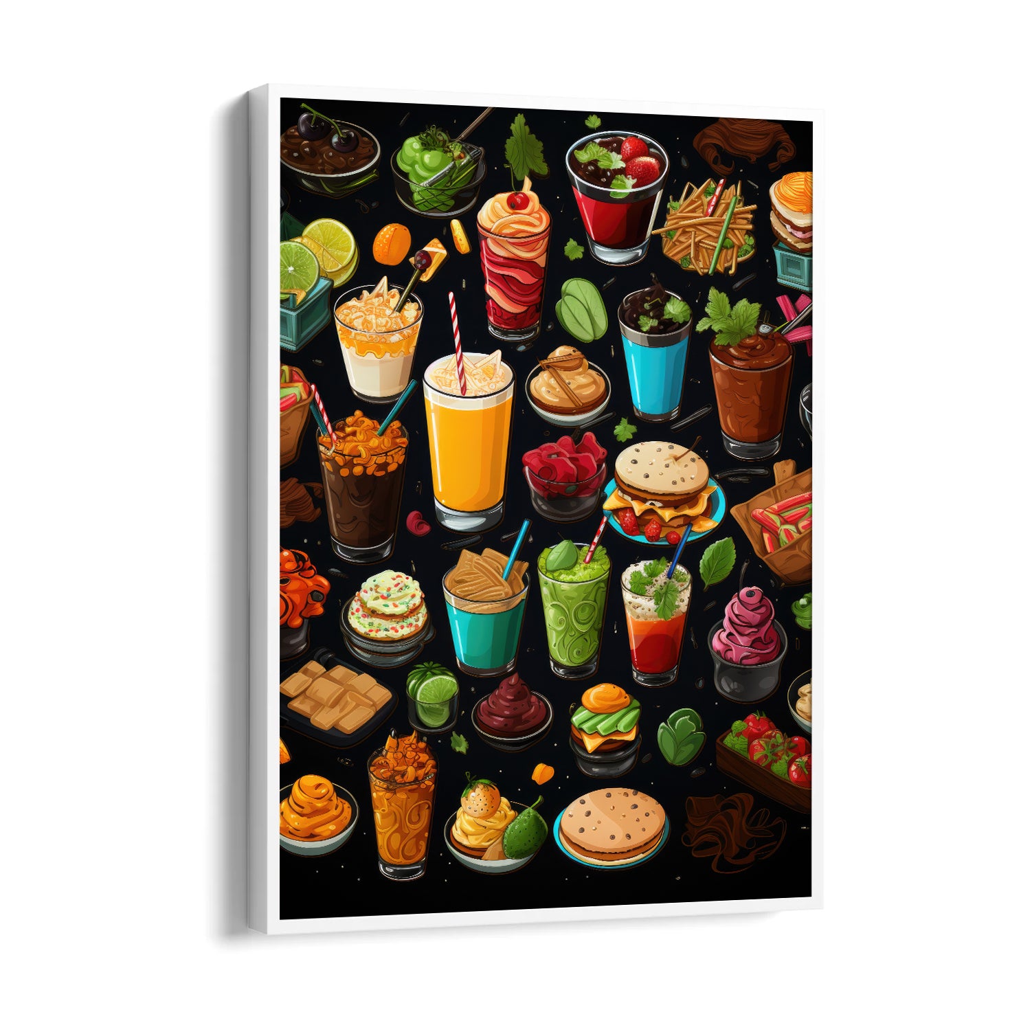 Street Snacks & Sips ??? Food & Bar Wall Art