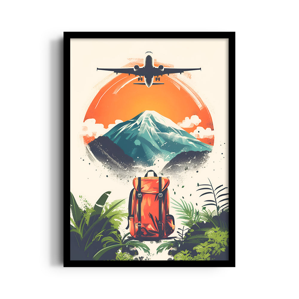 Summit Bound Explorer - Travel Wall Art