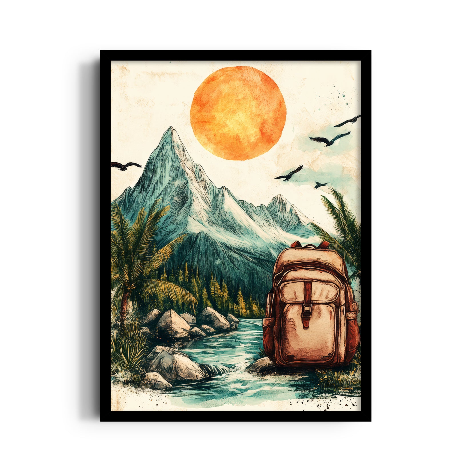 Summit Wanderer Escape - Travel Wall Art