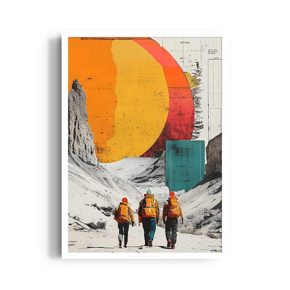 Sunbound Desert Expedition - Travel Wall Art