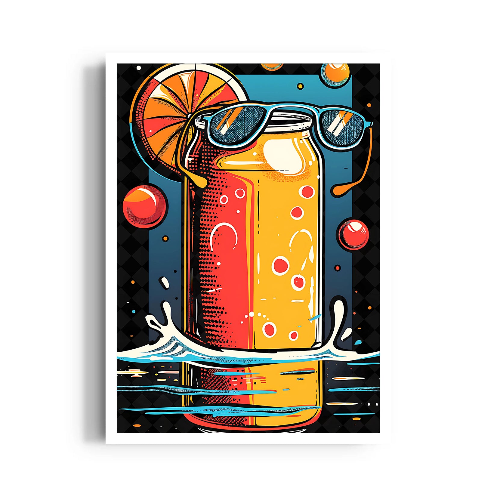 Sunset Citrus Cooler - Food & Bar Wall Art