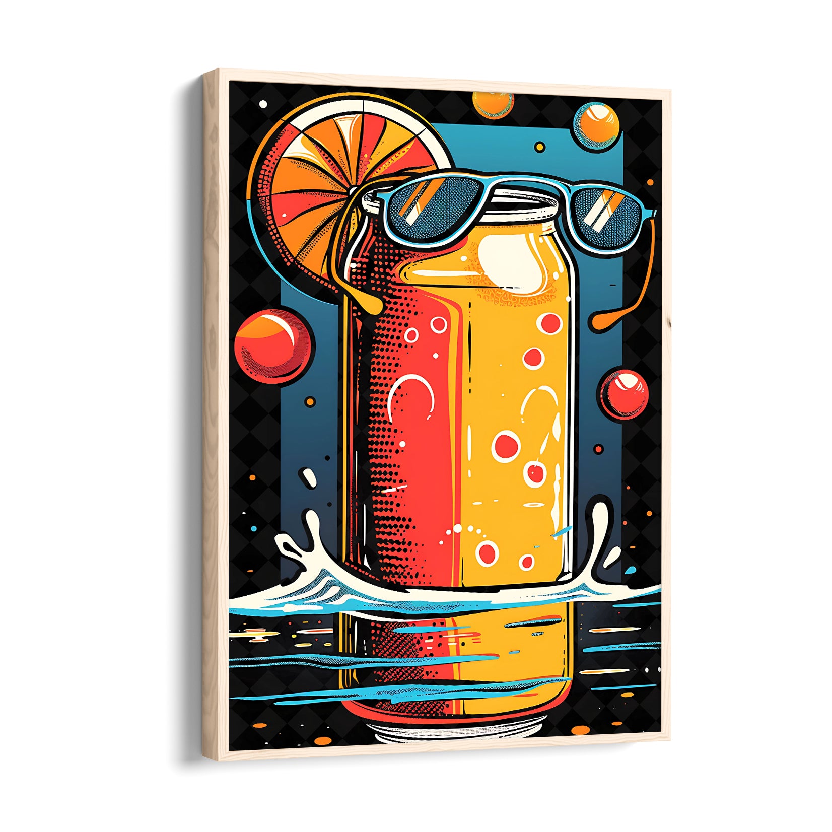 Sunset Citrus Cooler - Food & Bar Wall Art