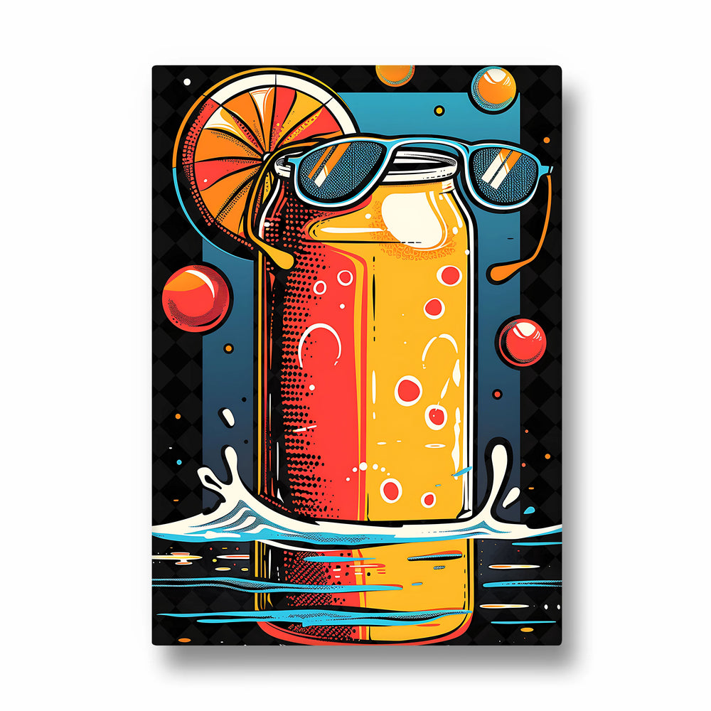 Sunset Citrus Cooler - Food & Bar Wall Art - Pillow Fights