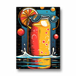Sunset Citrus Cooler - Food & Bar Wall Art - Pillow Fights