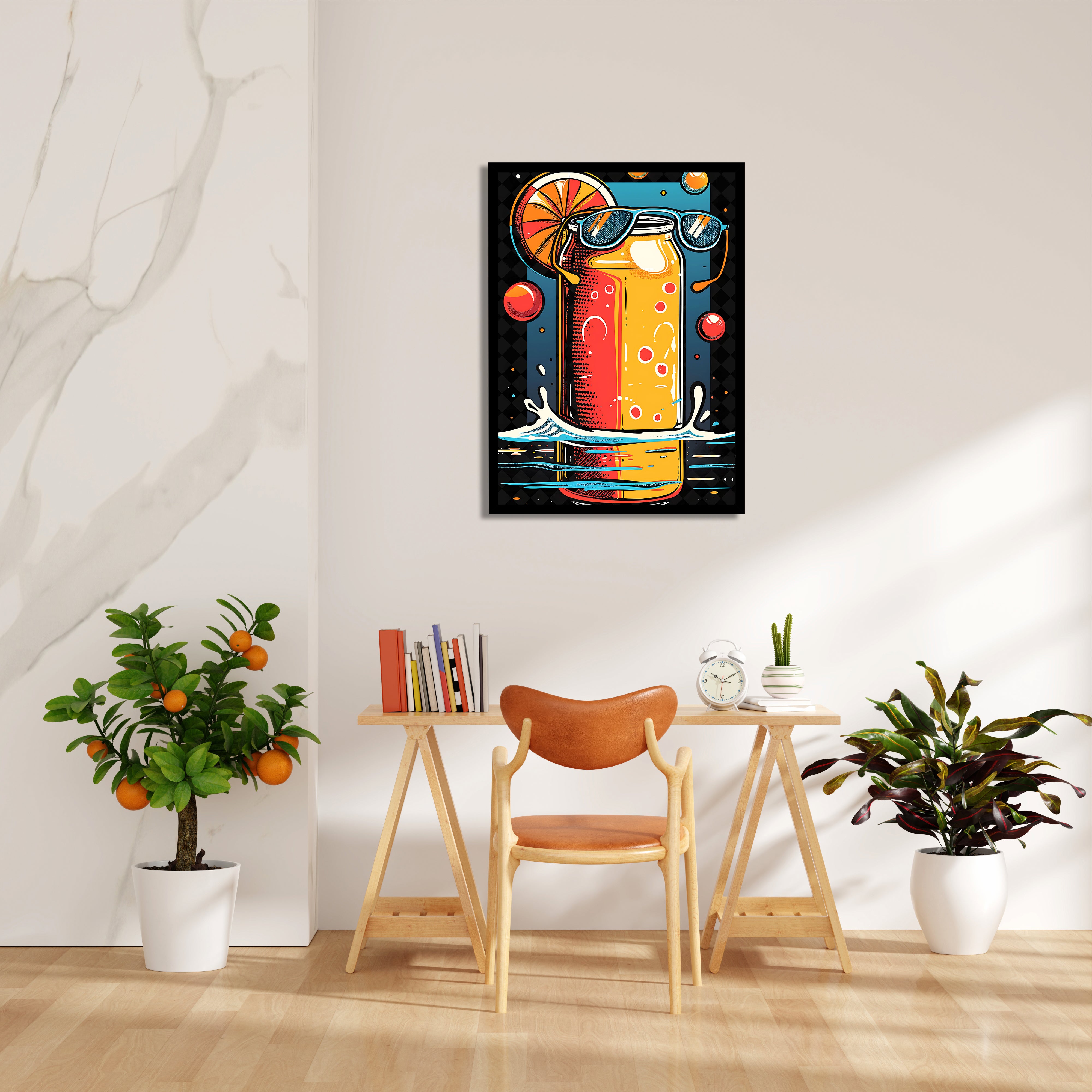 Sunset Citrus Cooler - Food & Bar Wall Art