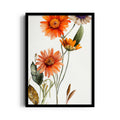 Sunset Daisy Bloom - Botanical Wall Art