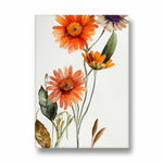 Sunset Daisy Bloom - Botanical Wall Art