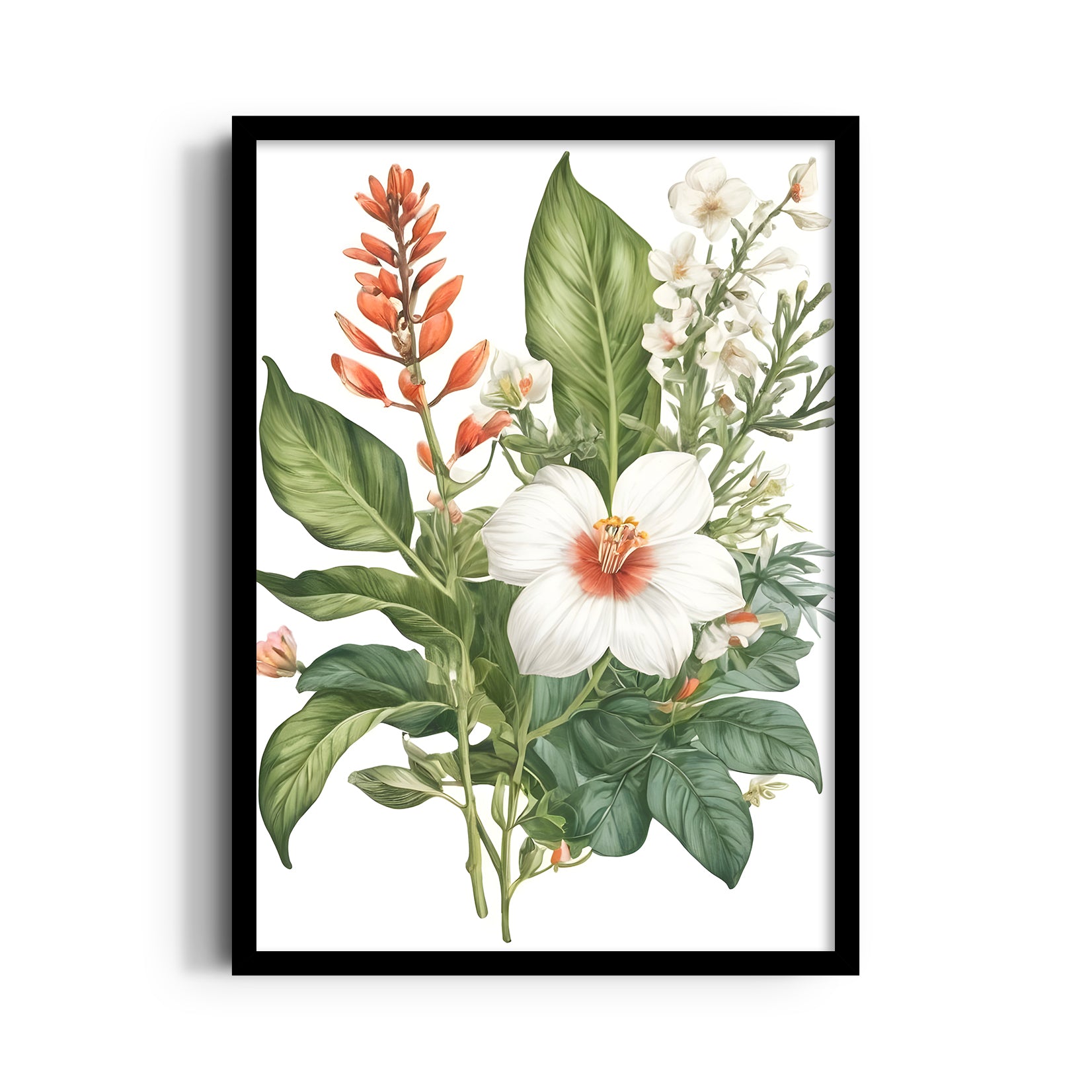Tropical Ginger Lily - Botanical Wall Art