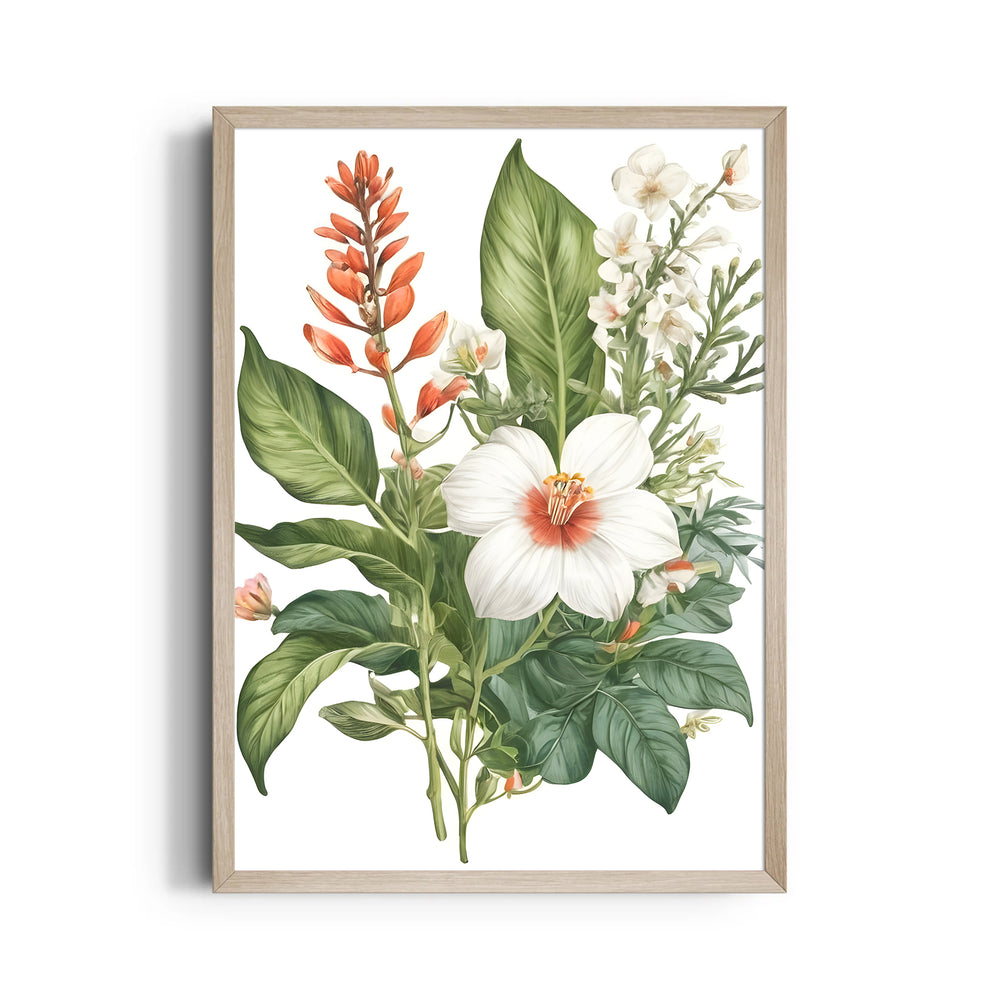 Tropical Ginger Lily - Botanical Wall Art
