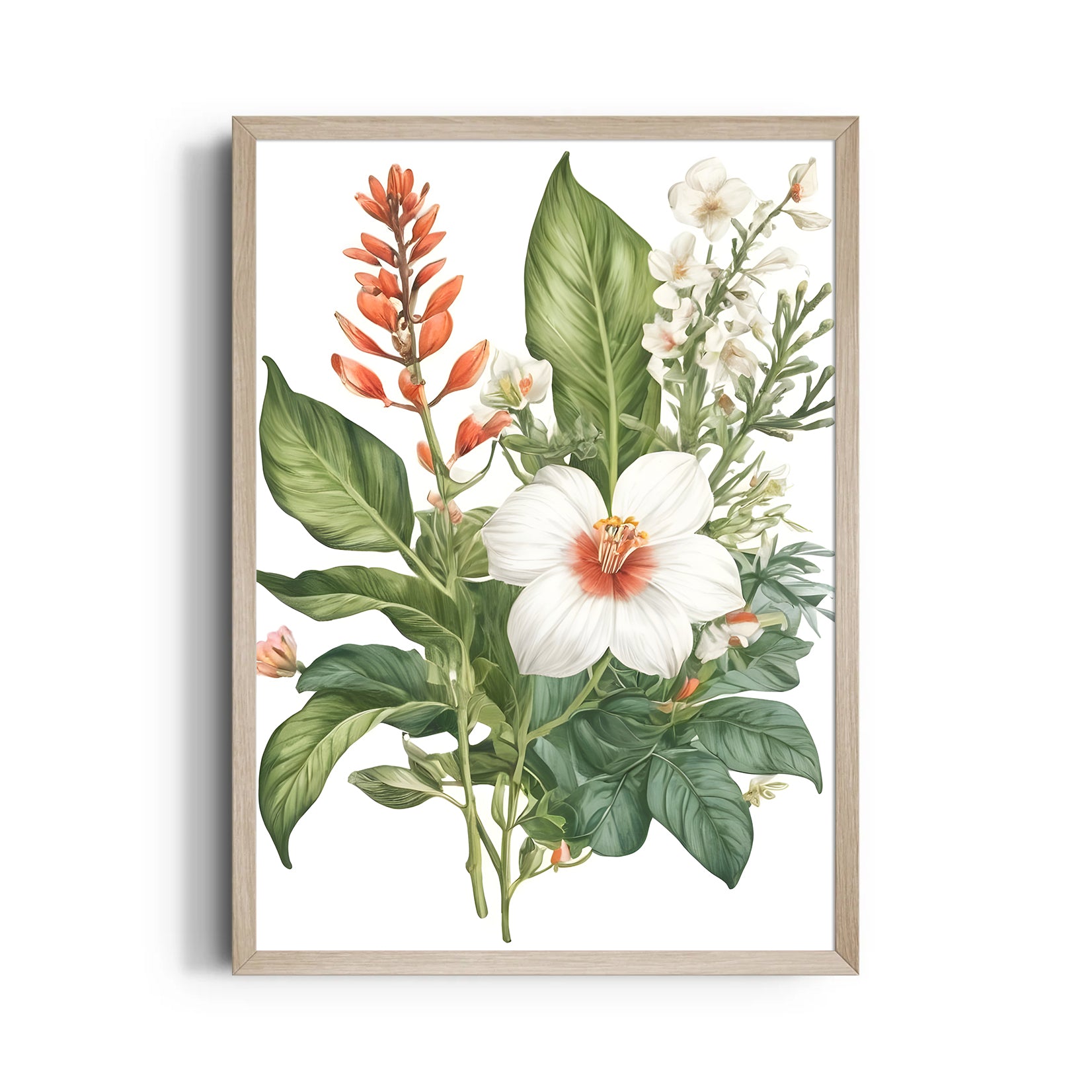 Tropical Ginger Lily - Botanical Wall Art