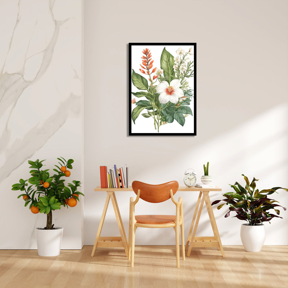 Tropical Ginger Lily - Botanical Wall Art