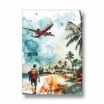 Tropical Runway Escape - Travel Wall Art