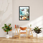 Tropical Runway Escape - Travel Wall Art