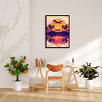 Tropical Sunset Flight - Travel Wall Art