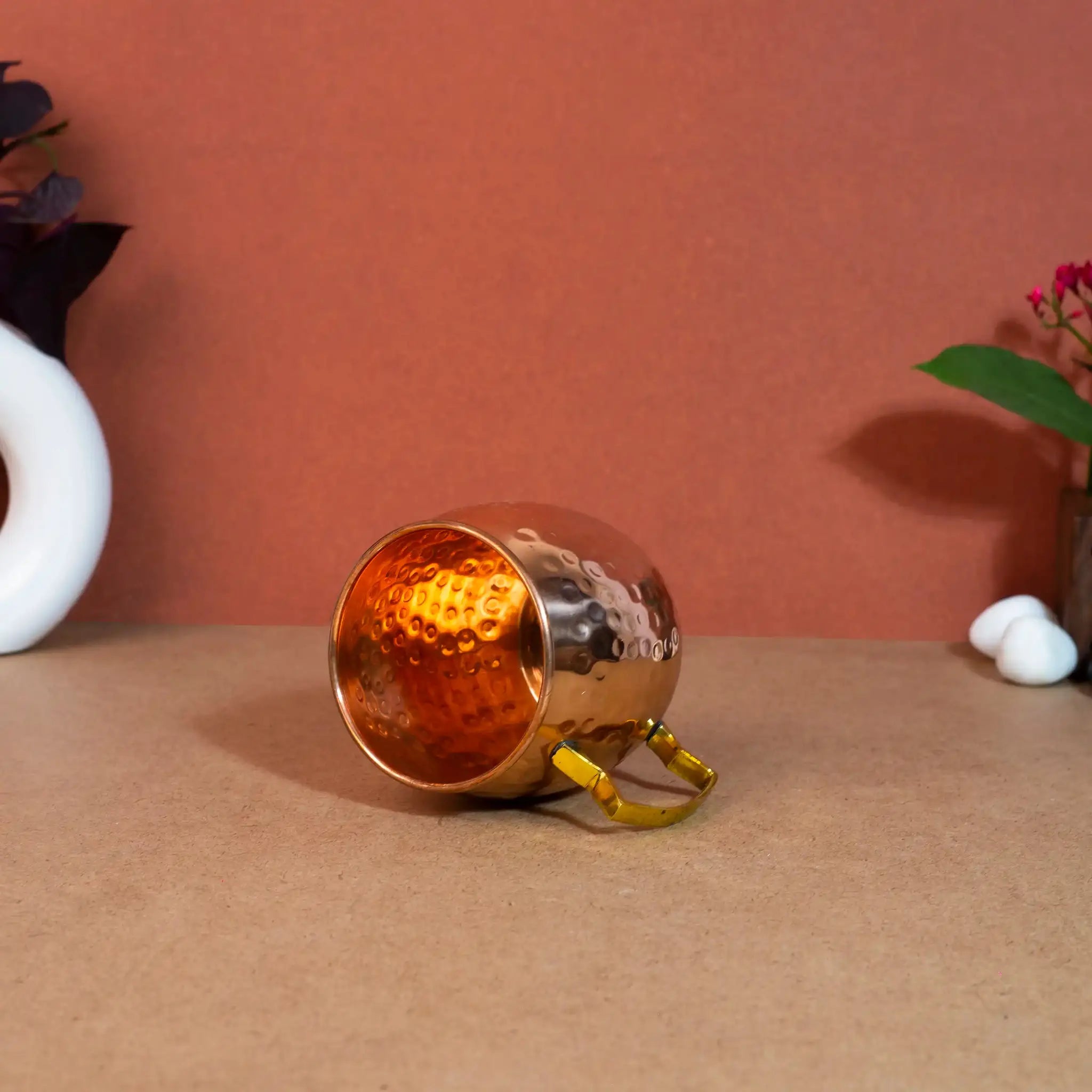 Classic Hammered Copper Moscow Mule Mug