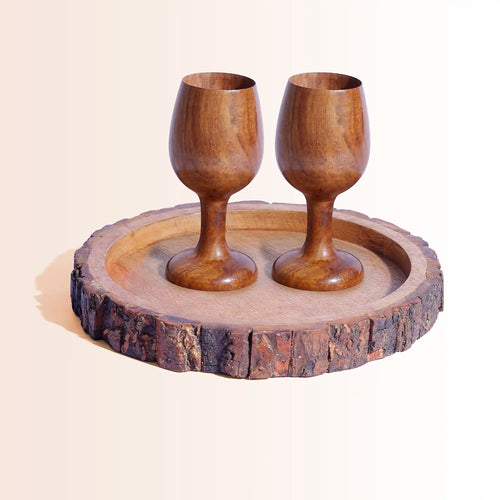 Wild Edge Wine Goblet Duo Set - Pillow Fights