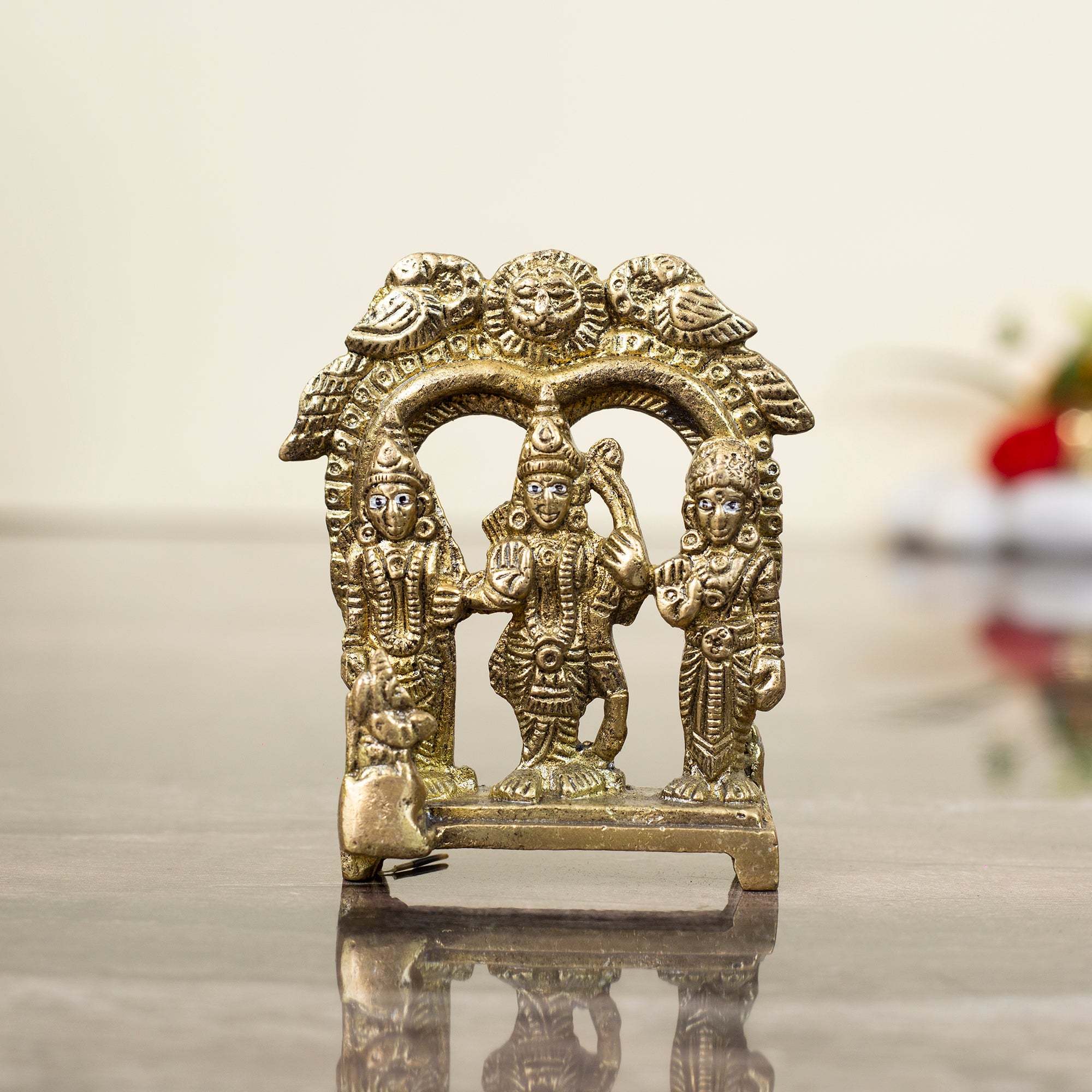 Auspicious Brass Ram Darbar Idol