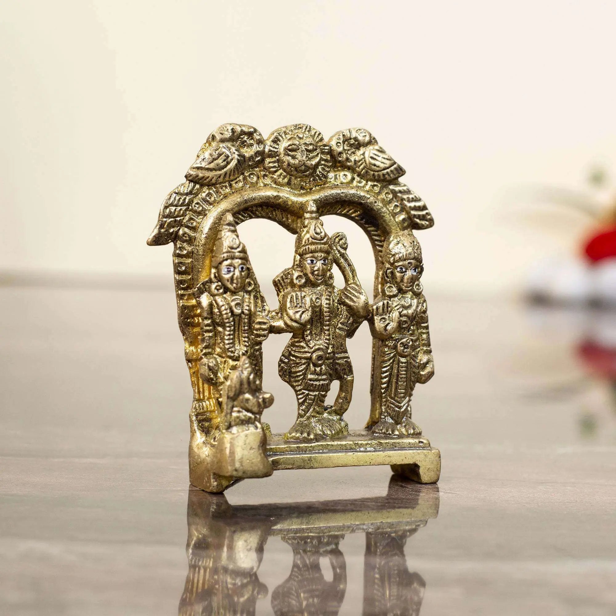 Auspicious Brass Ram Darbar Idol