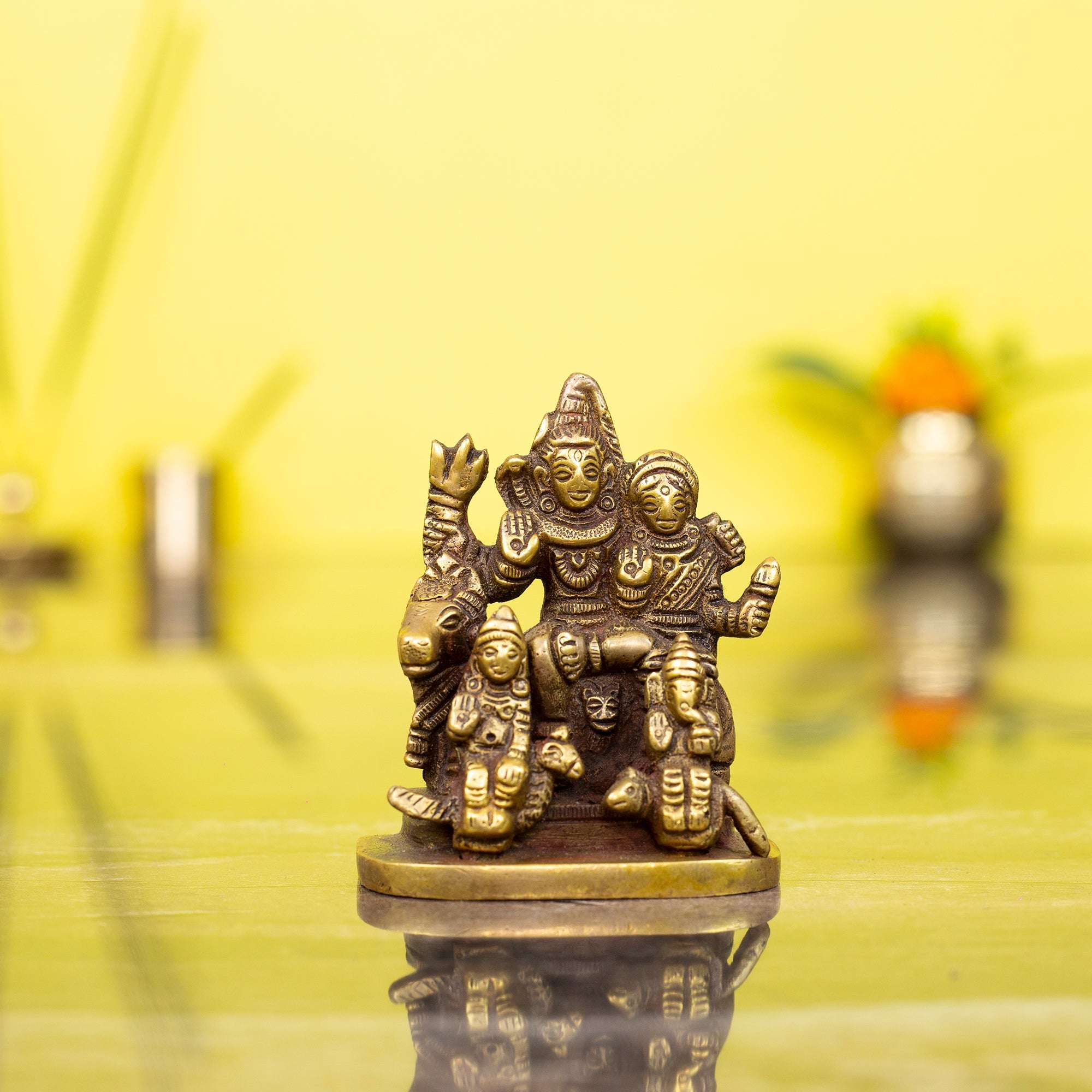 Harmonious Brass Shiv Parivar Idol | For Family Unity