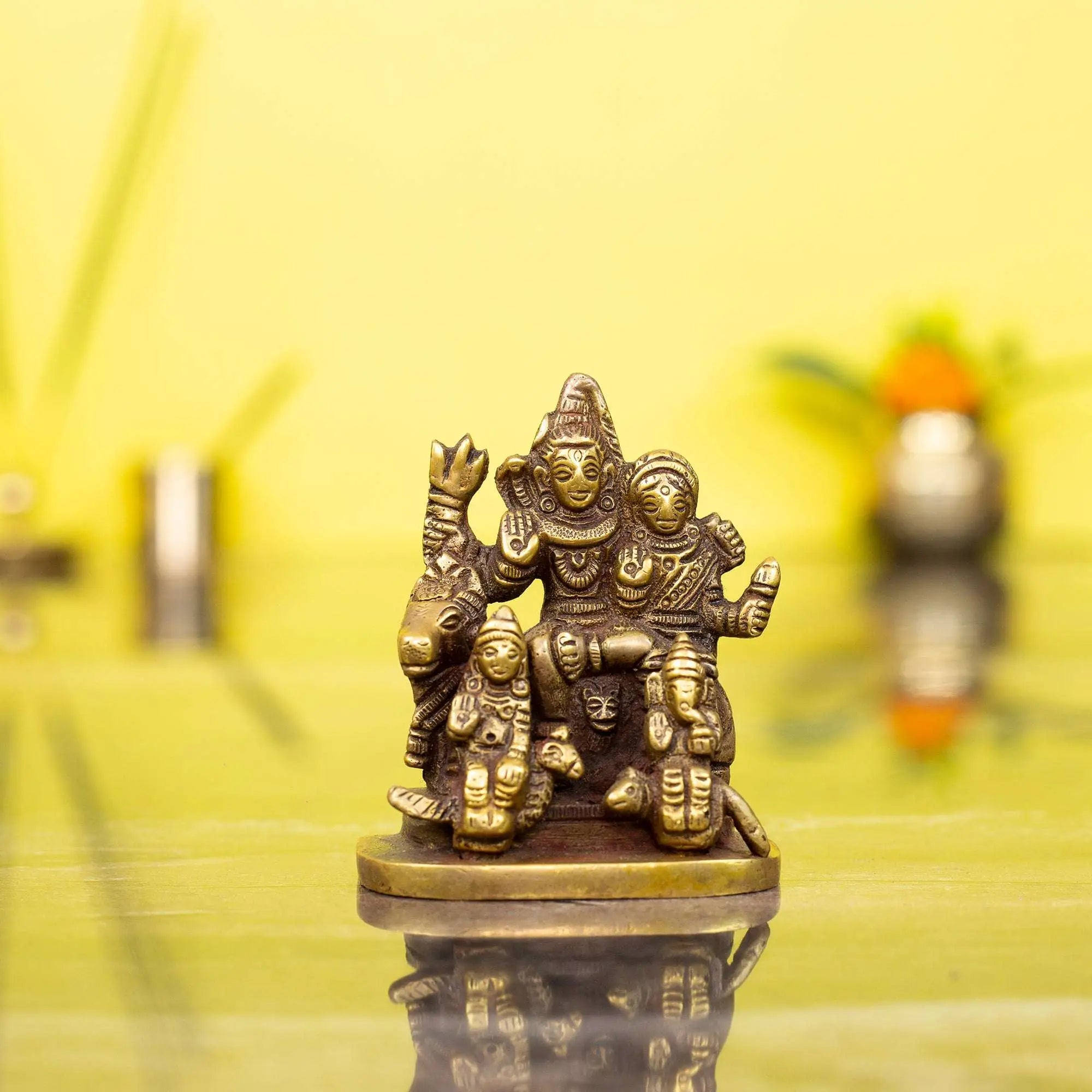 Harmonious Brass Shiv Parivar Idol | For Family Unity