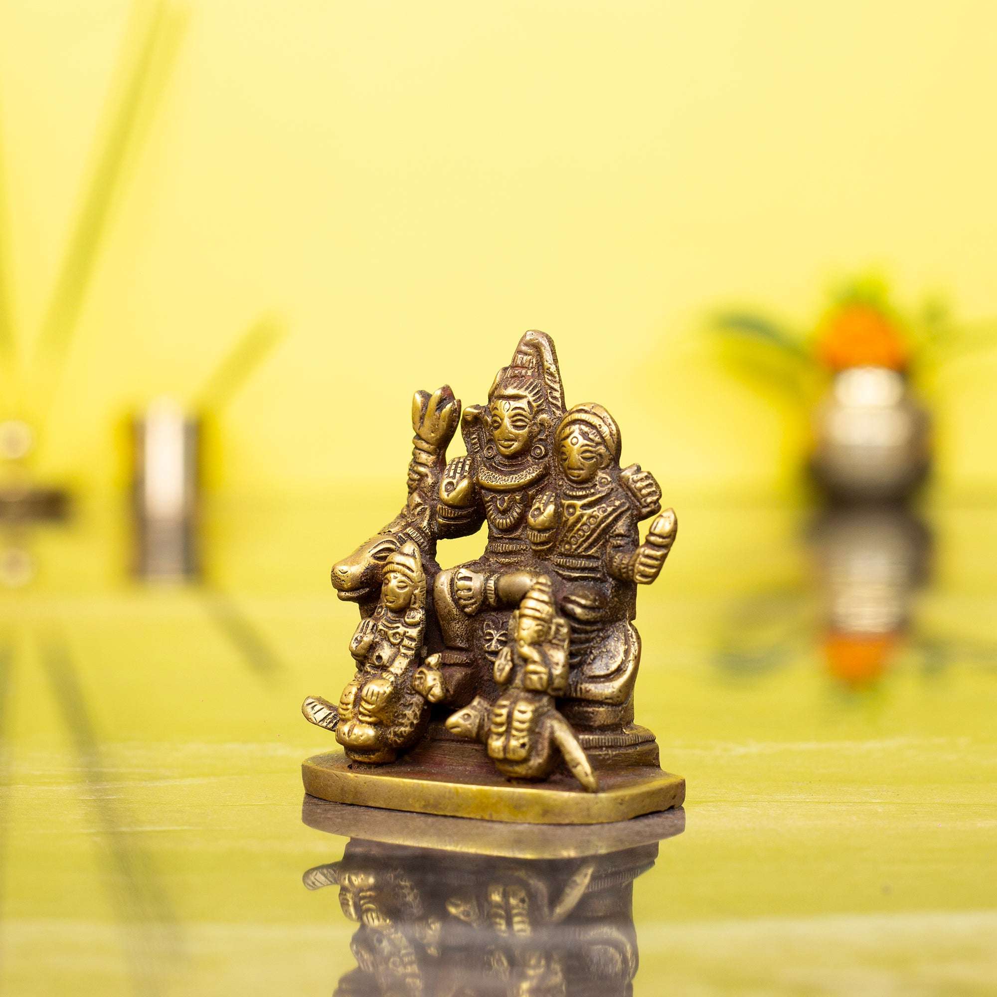 Harmonious Brass Shiv Parivar Idol | For Family Unity