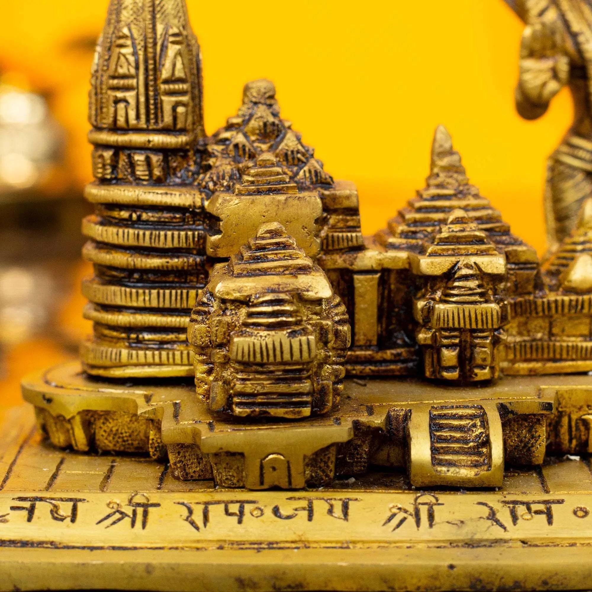 Grand Brass Ayodhya Ram Mandir with Lord Ram | Premium Heirloom Idol