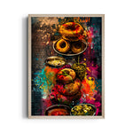 Urban Bagel Feast - Street Food Wall Art - Pillow Fights