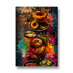 Urban Bagel Feast - Street Food Wall Art - Pillow Fights