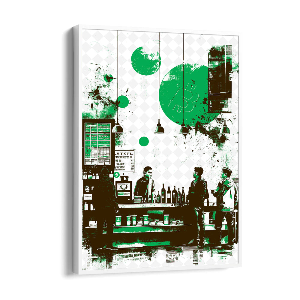 Urban Coffee Exchange - Food & Bar Wall Art - Pillow Fights