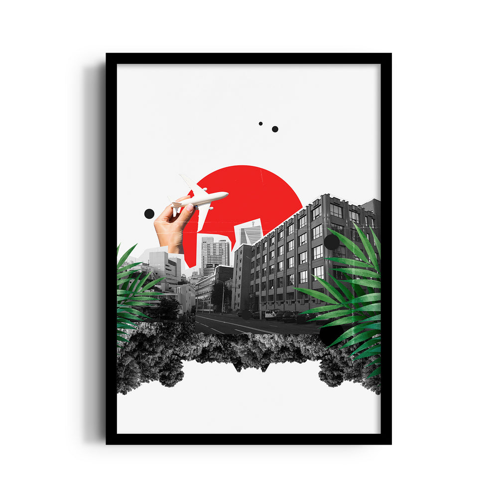 Urban Escape Collage - City Wall Art