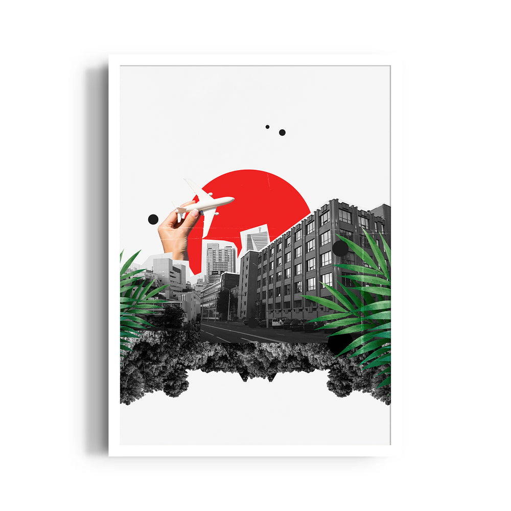 Urban Escape Collage - City Wall Art