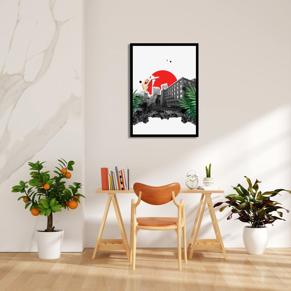 Urban Escape Collage - City Wall Art