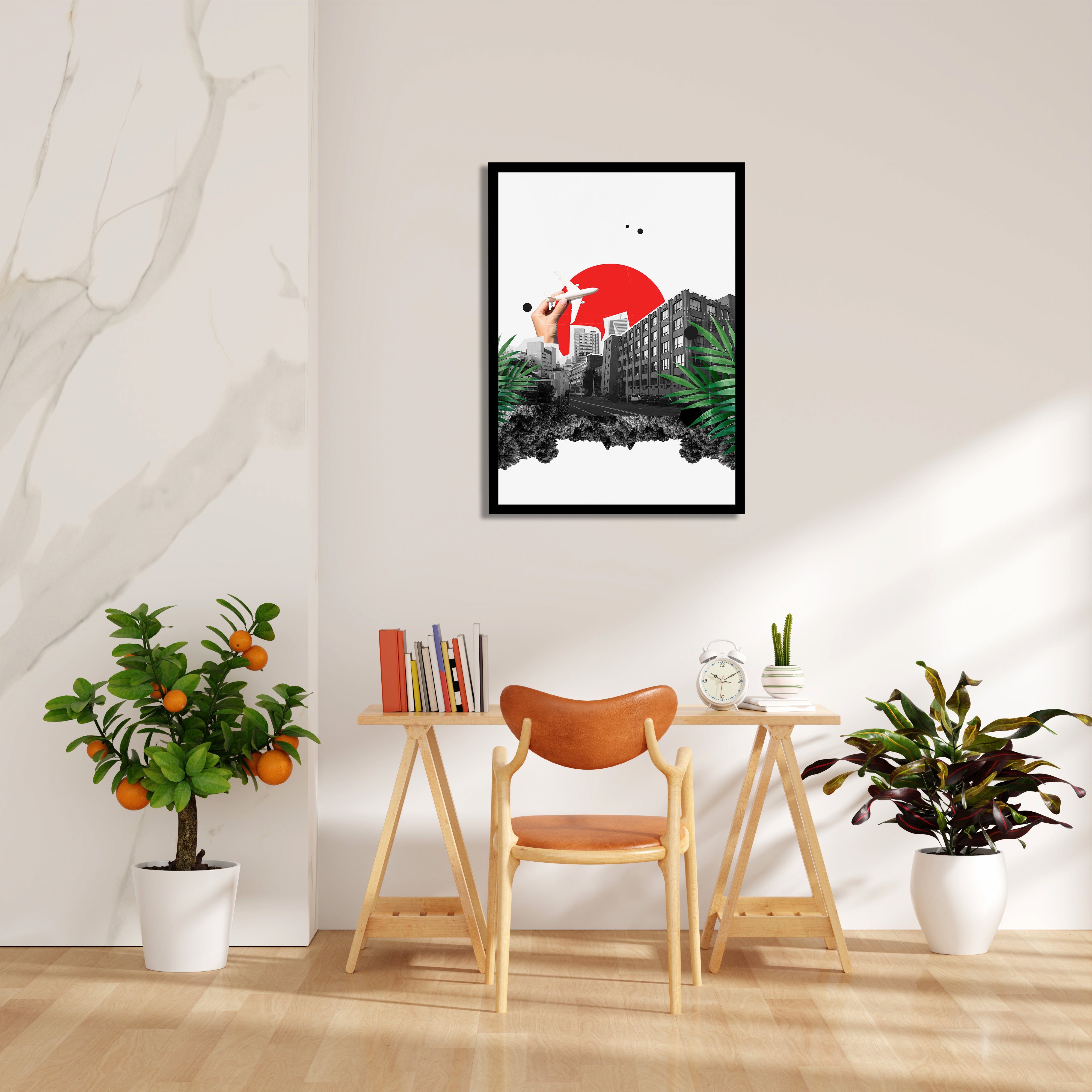 Urban Escape Collage - City Wall Art