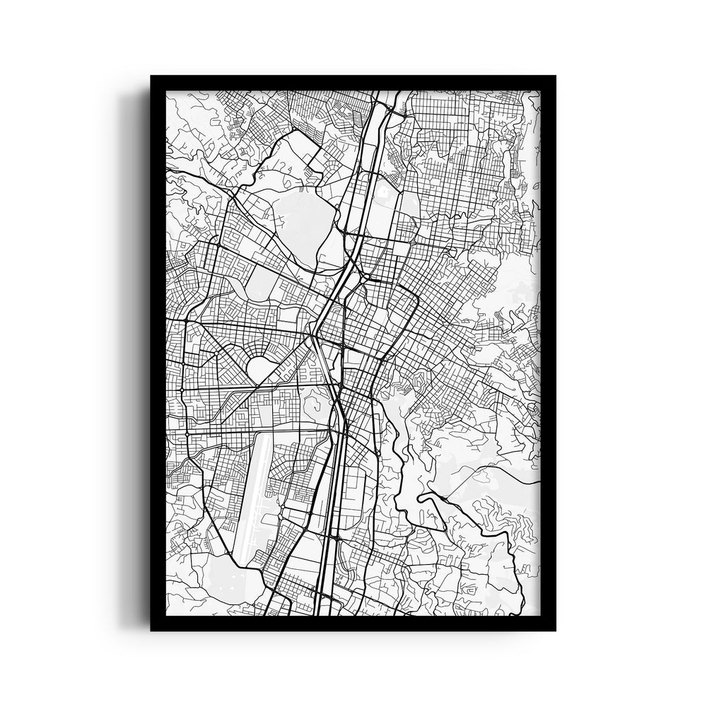 Urban Nexus Grid - street map wall art