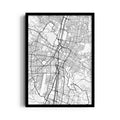 Urban Nexus Grid - street map wall art