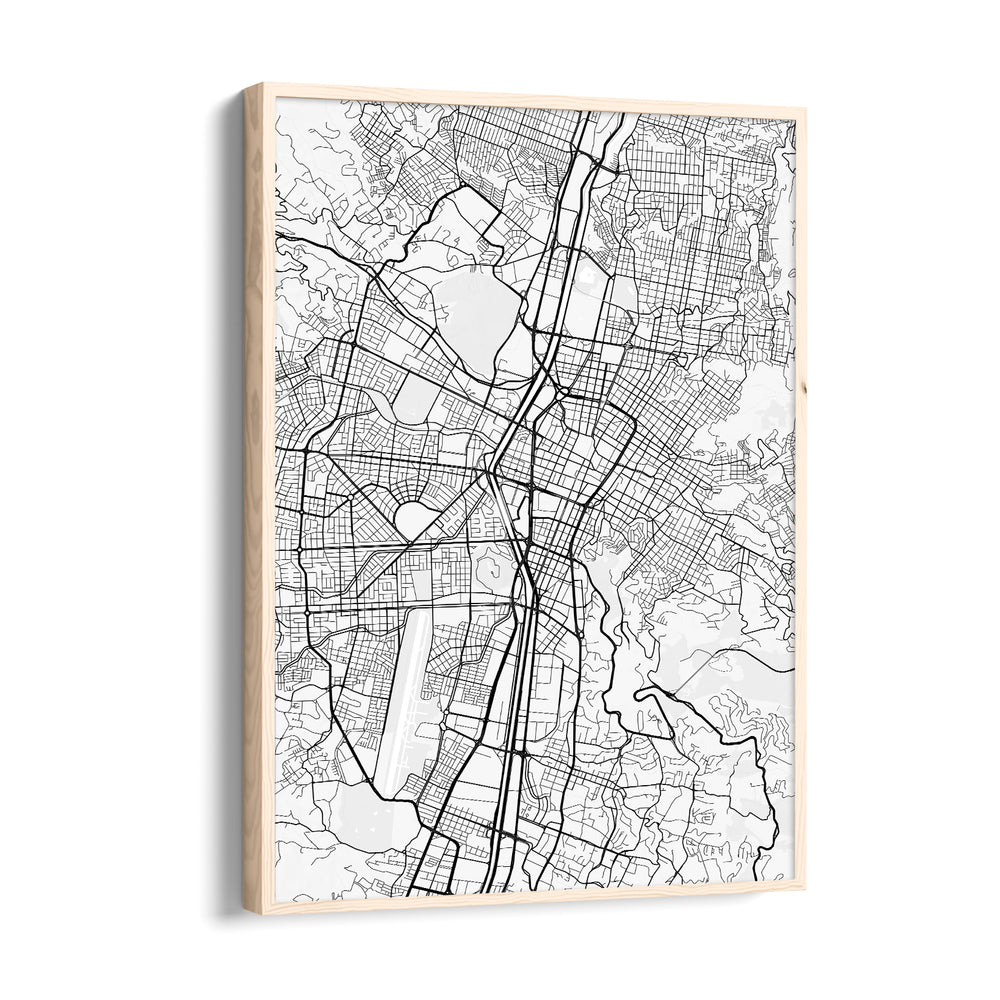 Urban Nexus Grid - street map wall art