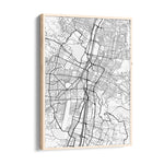 Urban Nexus Grid - street map wall art