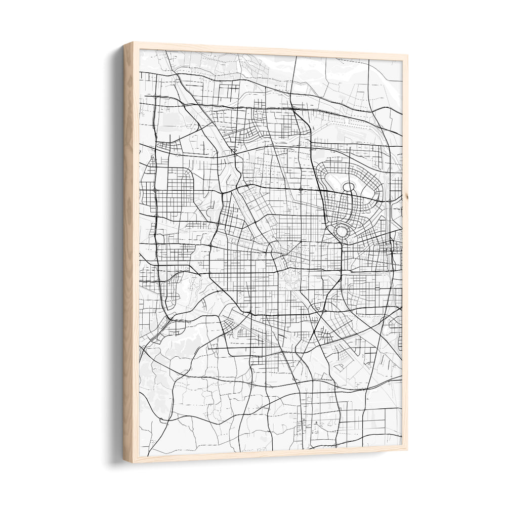 Metro Matrix Lines - street map wall art