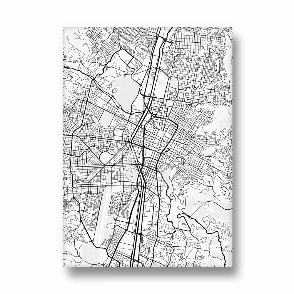 Urban Nexus Grid - street map wall art
