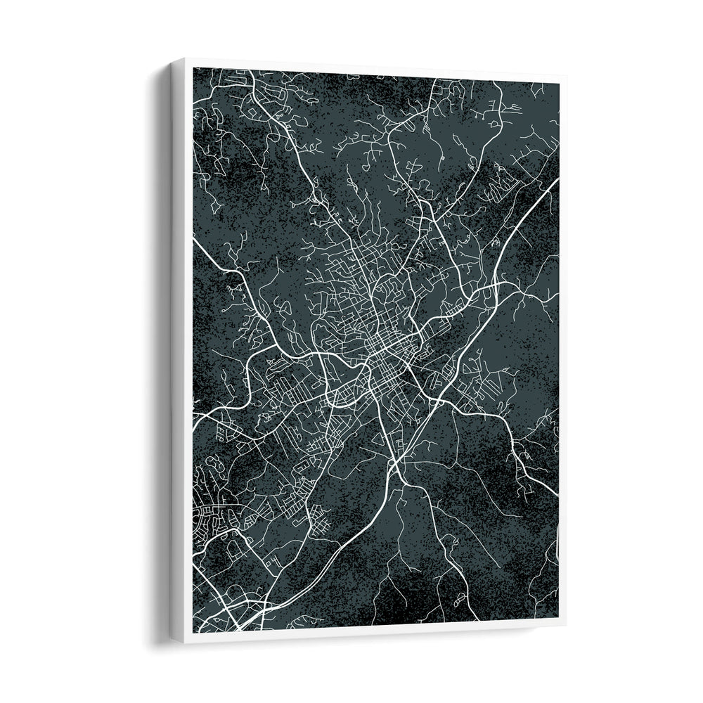 Urban Night Network - street map wall art